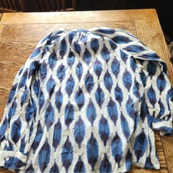 V.De.Vinster oversized Ikat blouse sz Medium - Picture 5 of 5